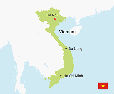 ベトナム社会主義共和国地図